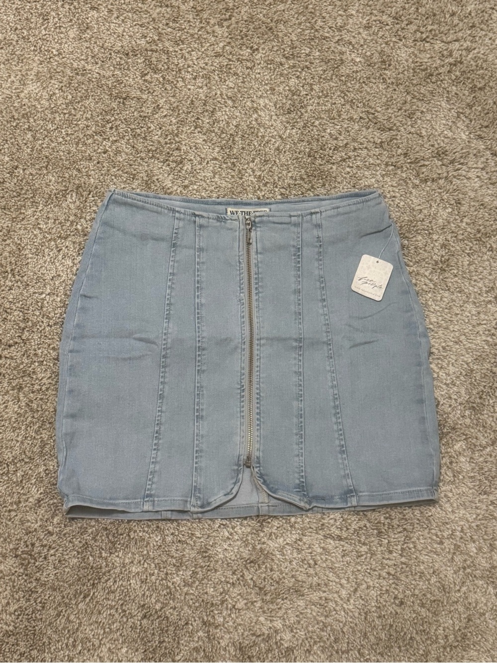 Free People Layla Denim Mini Skirt